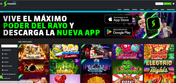 Strendus Casino: Reciba 500 $ por su primera apuesta